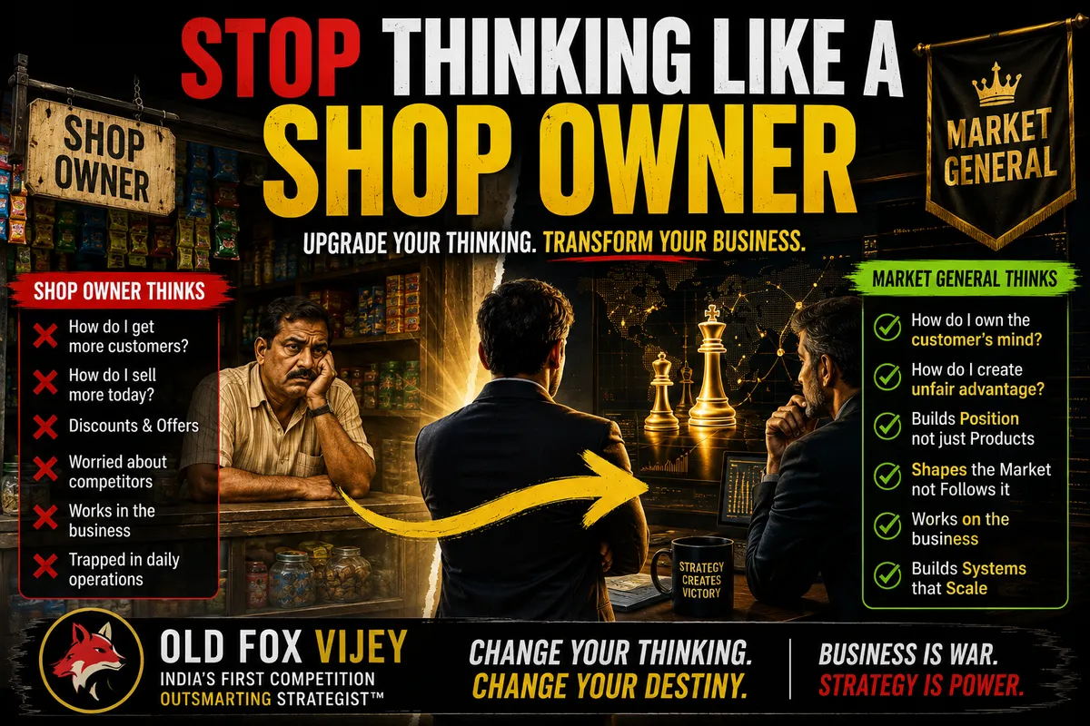 Old Fox Vijey — Stop Thinking Like a Shop Owner — Gallery Image 1
