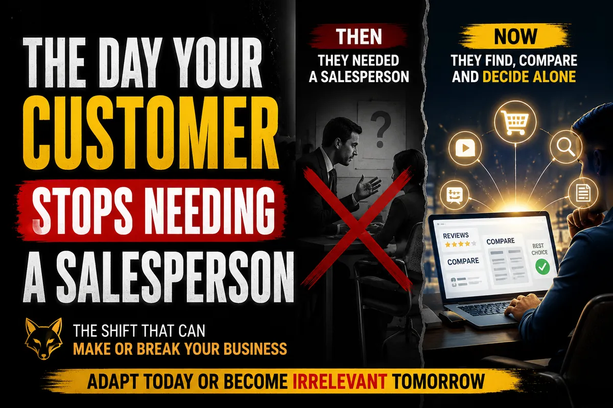 Old Fox Vijey — The Day Your Customer Stops Needing a Salesperson — Gallery Image 1